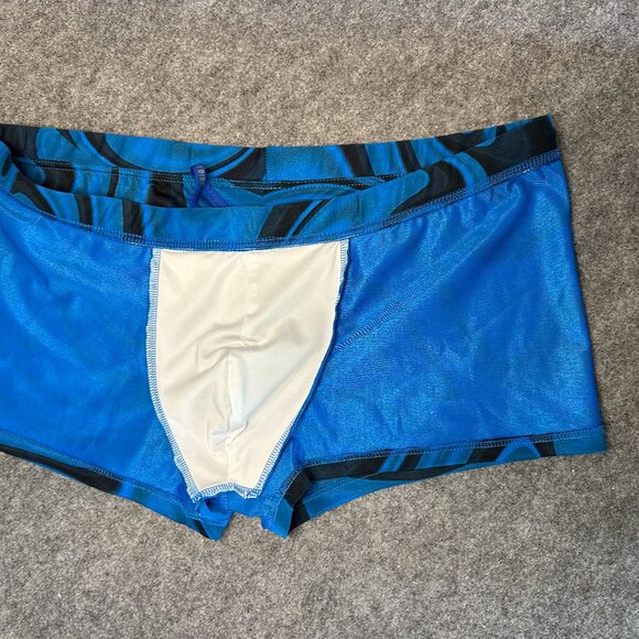 Tribe Men’s Swim Shorts – Size 3XL – Blue Swirl Print - Picture 6 of 8